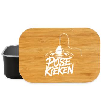 Angler Pose Design - Lunch Box - black - Front