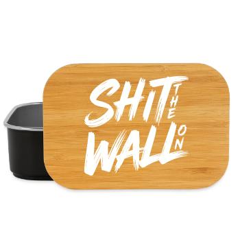 Shit the wall on  - Lunch Box - Schwarz - Vorne