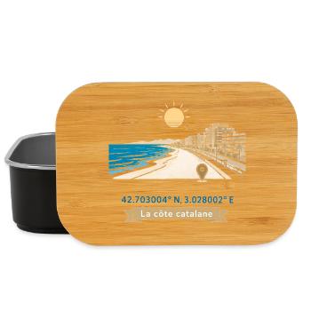 Canet en Roussillon - Promenade Méditerranéenne - Boîte à goûter - noir - Devant