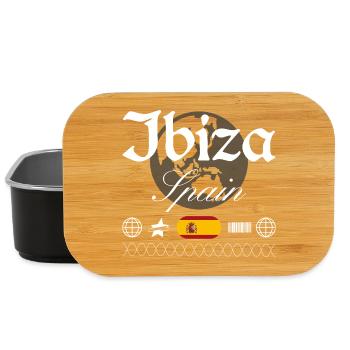 Ibiza Spain Streetwear Travel Souvenir - Lunch Box - black - Front