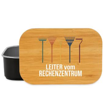 Programmierer Stundenlohn Rechenzentrum - Lunch Box - Schwarz - Vorne