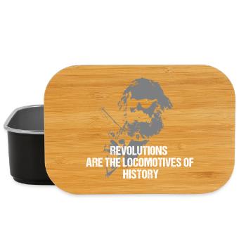 Karl Marx Rebel - Lunch Box - Schwarz - Vorne