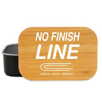 No Finish Line Endurance Hymne - Lunch Box - Schwarz - Vorne