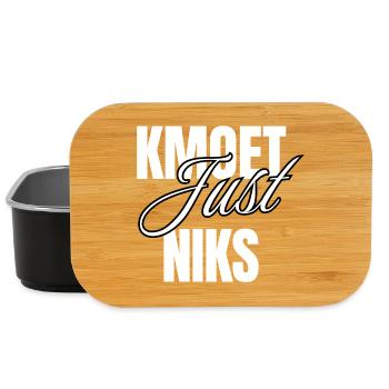 Kmoet just nothing, Dialecte anversois Chemises - Boîte à goûter - noir - Devant