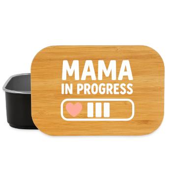 Mama in Progress - Lunch Box - Schwarz - Vorne