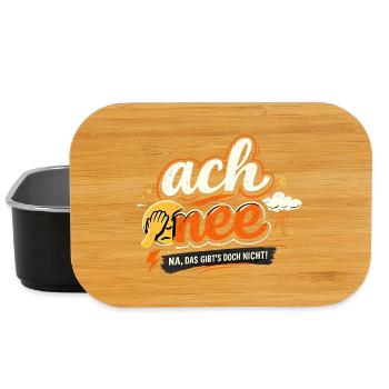 Oh non : Eh bien, ce n’est pas possible ! - Boîte à goûter - noir - Devant