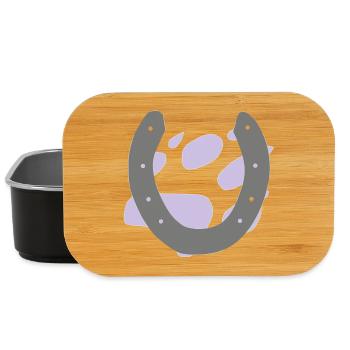 hundetatze1grau - Lunch Box - Schwarz - Vorne