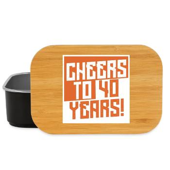 Cheers to 40 Years - Lunch Box - Schwarz - Vorne