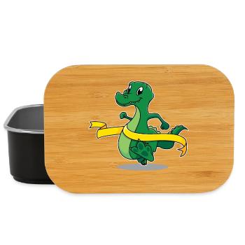 Marathon Crocodile - Boîte à goûter - noir - Devant