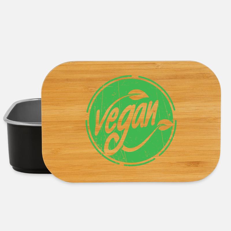 Vegan - Lunch Box - Schwarz