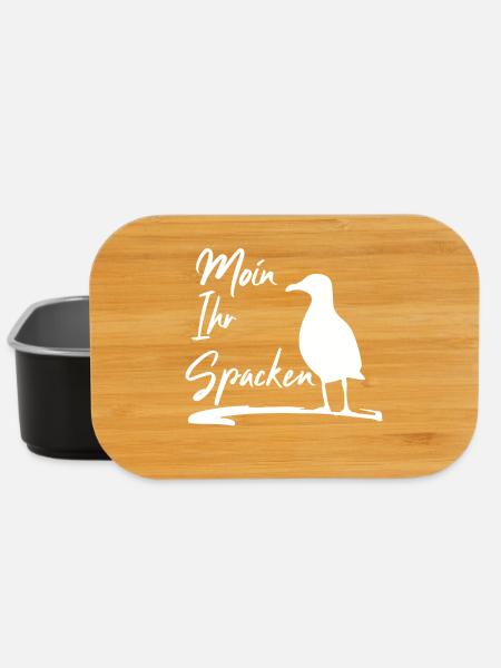 Moin Ihr Spacken - Lunch Box - Schwarz