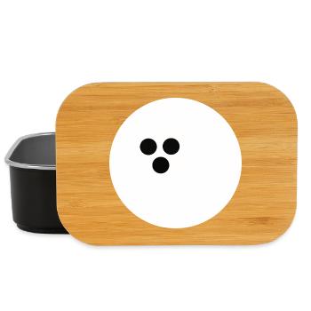 Boule de bowling, Bowling - Boîte à goûter - noir - Devant