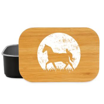 Pferd Pferde Reiten - Lunch Box - Schwarz - Vorne