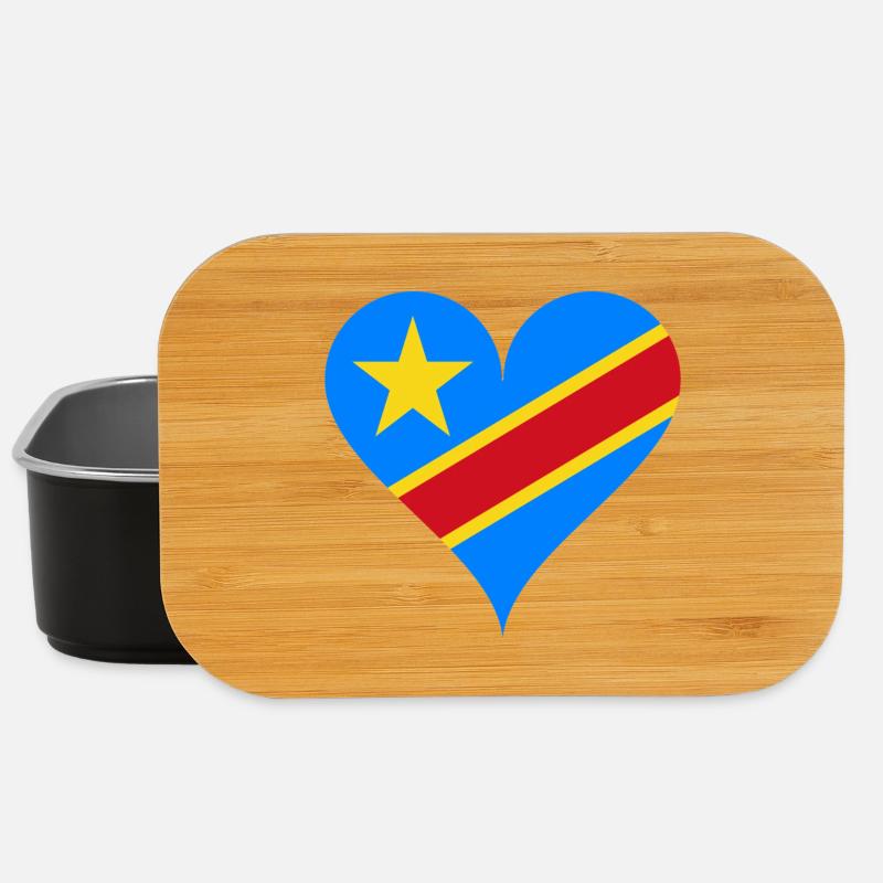 I Love Congo - Boîte à goûter - noir