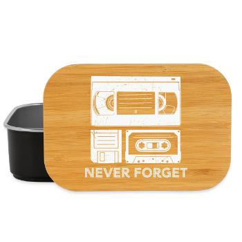 Conception créative de cassette - Boîte à goûter - noir - Devant