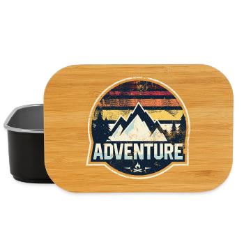 Adventure Mountain Patch - Lunch Box - Schwarz - Vorne