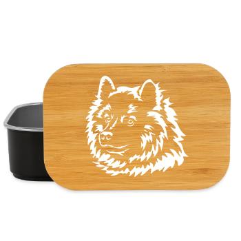 Eurasier Kopf "Black Edition" - Lunch Box - Schwarz - Vorne