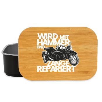 Ural M72 Réparé avec marteau et pince - Boîte à goûter - noir - Devant