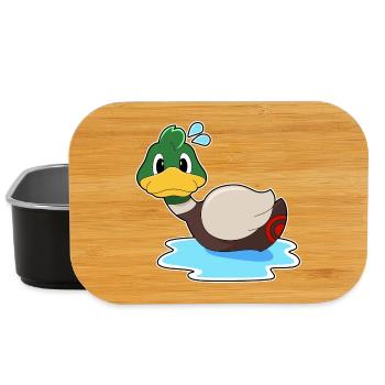 Nage en canard - Boîte à goûter - noir - Devant
