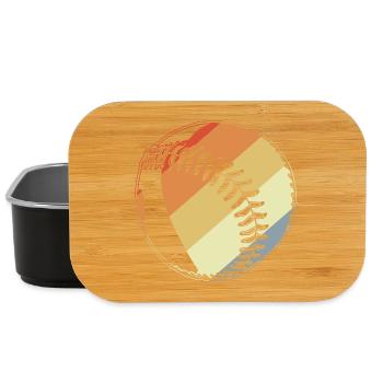 Vintage Baseball - Lunch Box - Schwarz - Vorne