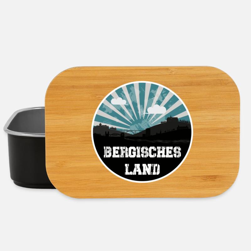 Bergisches Land Skyline Blue Hour - Lunch Box - Schwarz