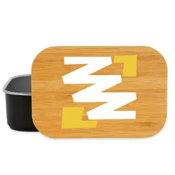 Basic simple digital art emblem with Z - Lunch Box - black - Front