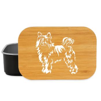 Chinese Crested Dog "Black Edition" - Lunch Box - Schwarz - Vorne