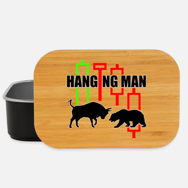 Trading Shirt Hanging Man R6Z - Lunch Box - black
