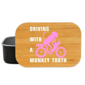 Driving with a monkey tooth - Affenzahn - Lunch Box - Schwarz - Vorne