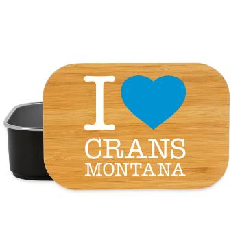 I LOVE CRANS-MONTANA - Lunch Box - Schwarz - Vorne