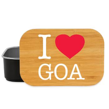 I LOVE GOA - Lunch Box - black - Front