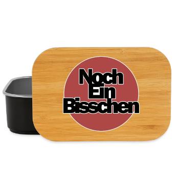 Nächtliche Stimmungen Spruchdesign - Lunch Box - Schwarz - Vorne