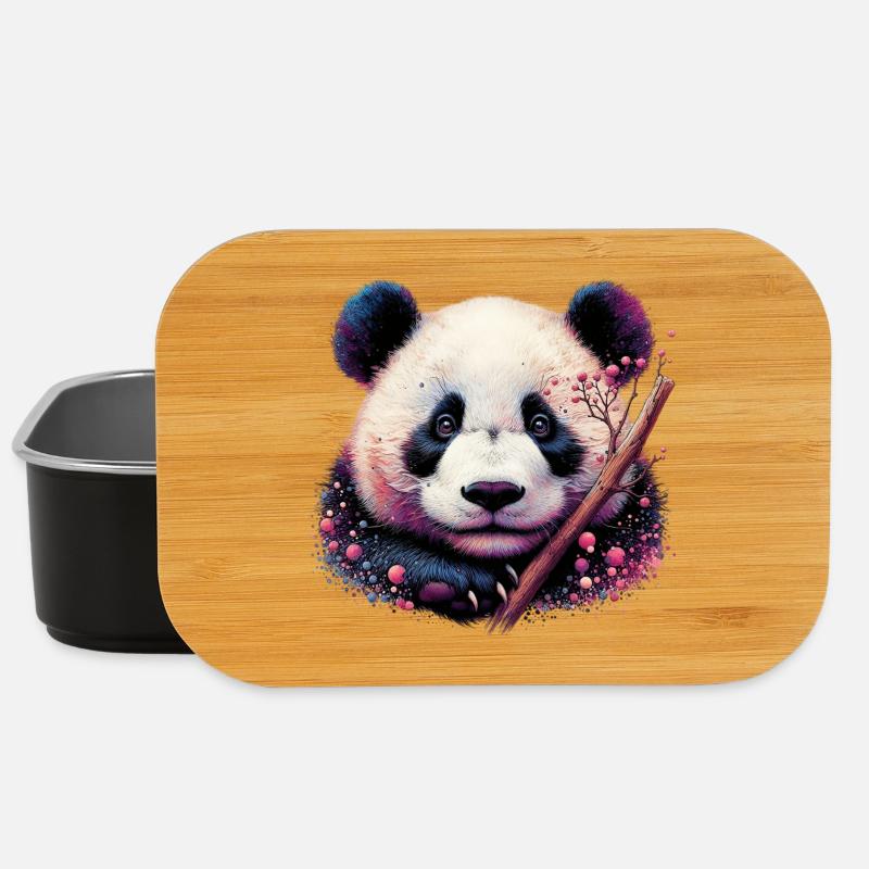 Panda - Lunch Box - Schwarz