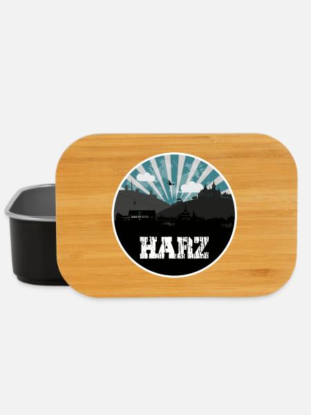 Harz Blue Hour Skyline - Lunch Box - Schwarz