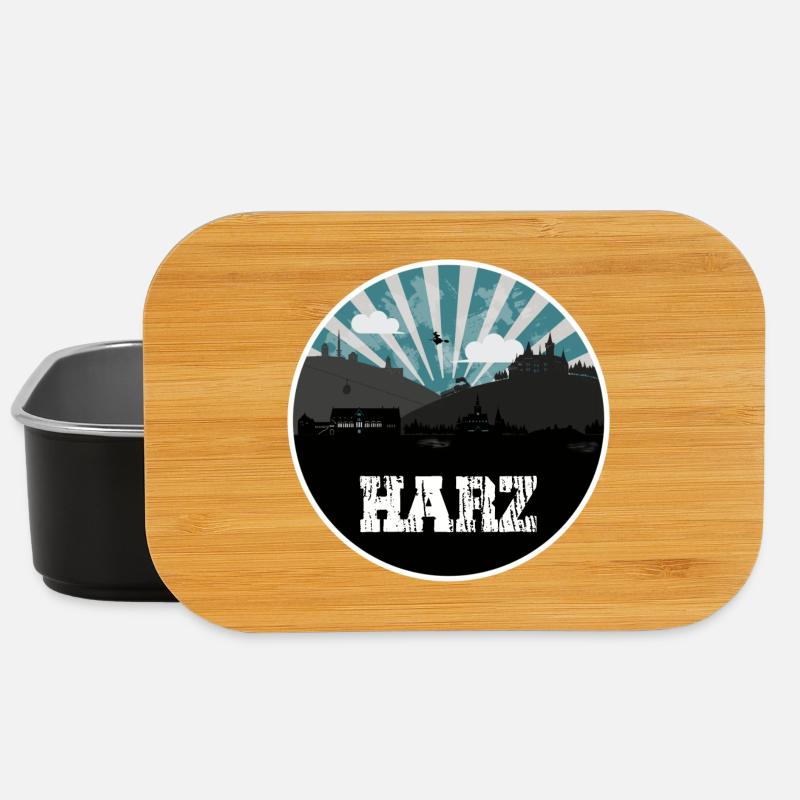 Harz Blue Hour Skyline - Lunch Box - Schwarz