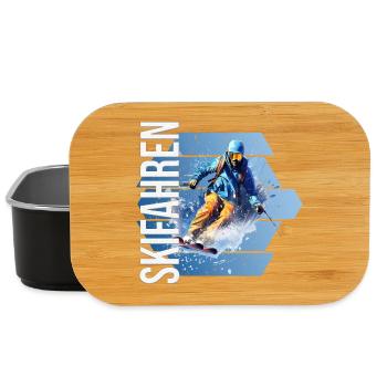 Skifahren - Lunch Box - Schwarz - Vorne