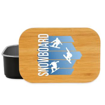 Snowboard - Lunch Box - Schwarz - Vorne