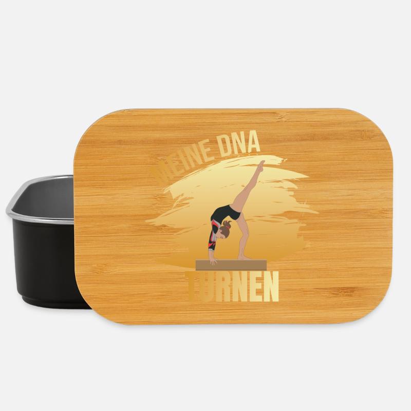 Meine DNA - Turnen - Lunch Box - Schwarz
