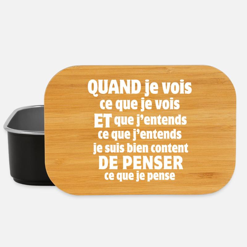 France, je suis Français, opinion - Boîte à goûter - noir