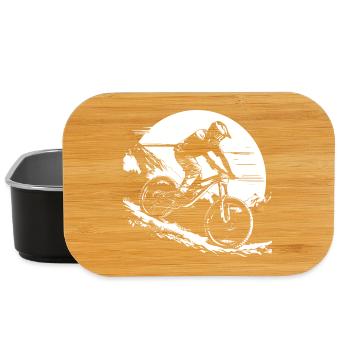 Mountain Bike Graphics - Lunch Box - black - Front