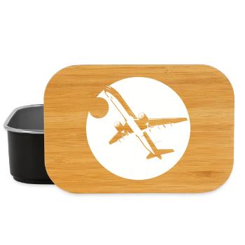Aviator Drawing - Lunch Box - black - Front