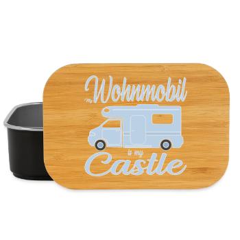 Wohnmobildseign für Abenteurer - Lunch Box - Schwarz - Vorne