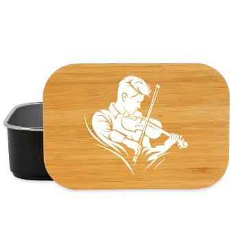 Violinist - Lunch Box - black - Front