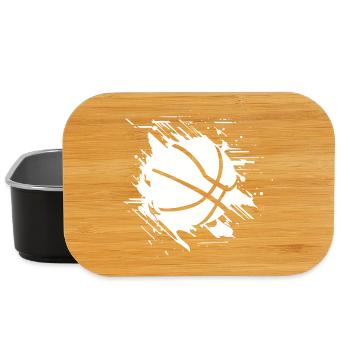 Graphismes de basket-ball - Boîte à goûter - noir - Devant