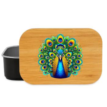 Peacock - Lunch Box - black - Front