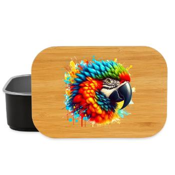 Papagei - Lunch Box - Schwarz - Vorne