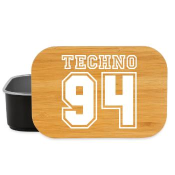 TECHNO 94 - Lunch Box - black - Front