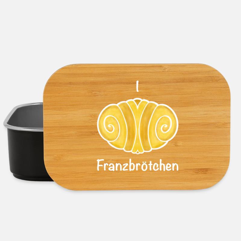 J’adore Franzbrötchen - Boîte à goûter - noir