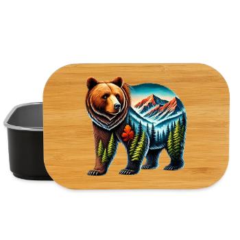 Bear - Lunch Box - black - Front