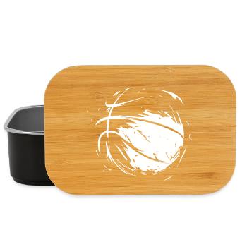 Basketball Skizze - Lunch Box - Schwarz - Vorne